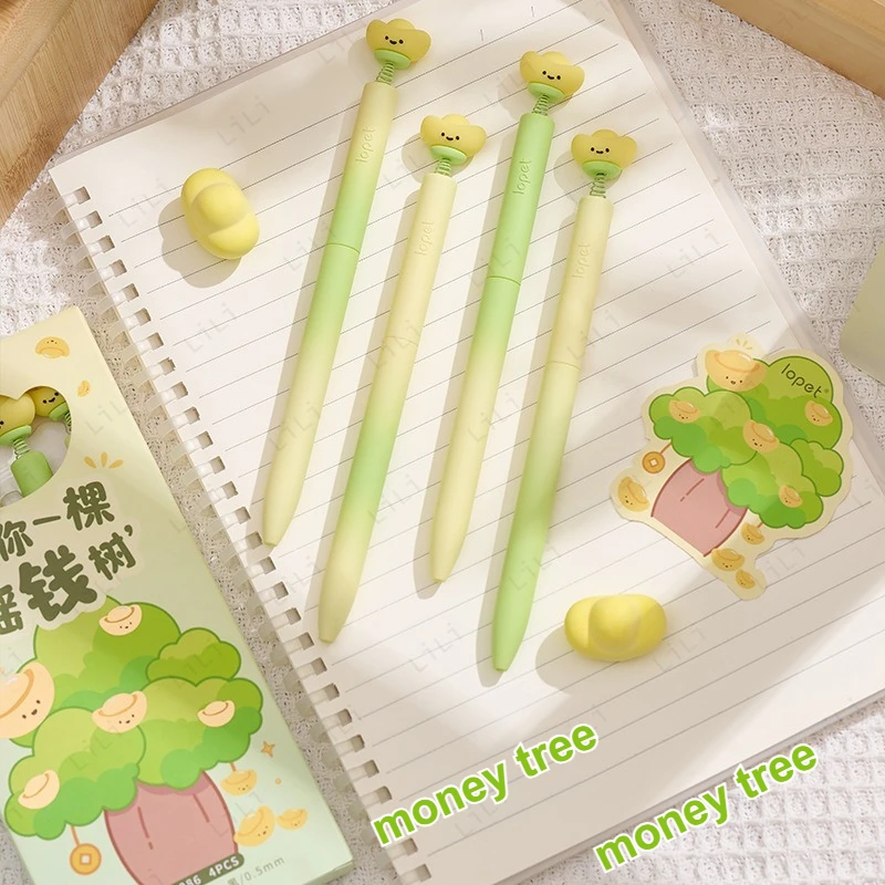 

Fun and Interesting Spring Pen Gold Ingot Shaped Retractable 0.5mm Black Ink Neutral Pen Student Fun Stationery