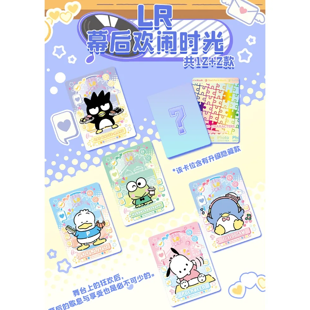 Originele Kabao Sanrio Collectie Kaarten Cartoon Leuke Cinnamoroll Hello Kitty Ontspannen Vrolijke Tijd Polaroid Kaarten Verrassingsgeschenken
