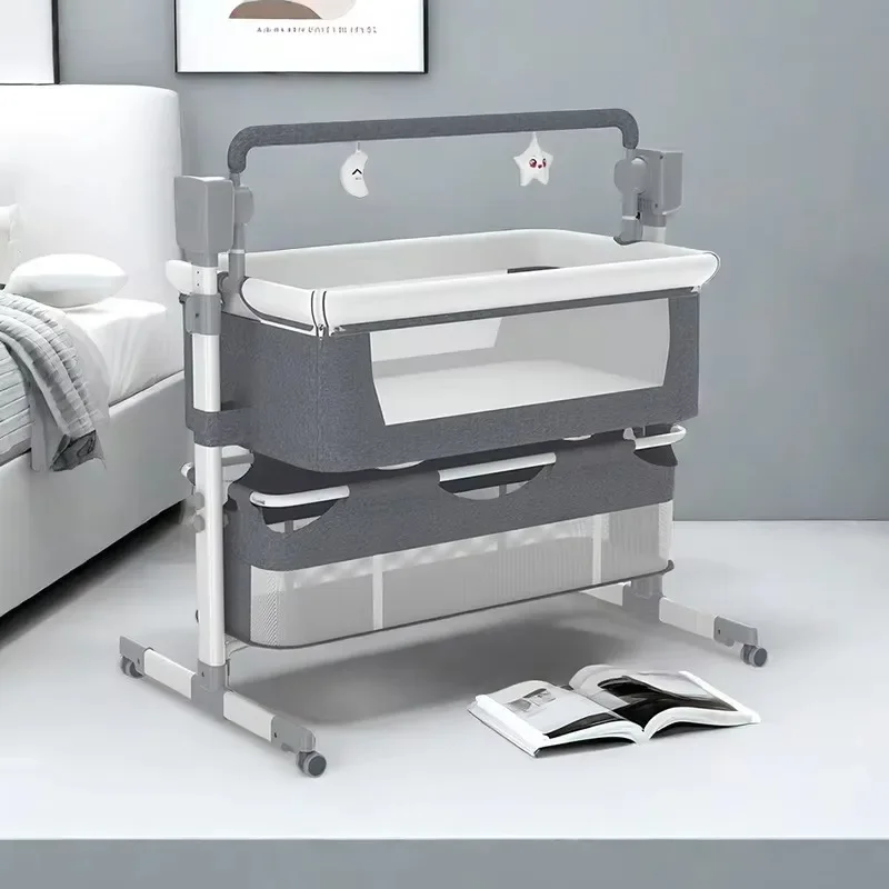 2026 Modern Electric Child Cradle Bed Baby Rocking Crib Newborn Soothing Rocking Chair Features New Design For Comfortable Coax