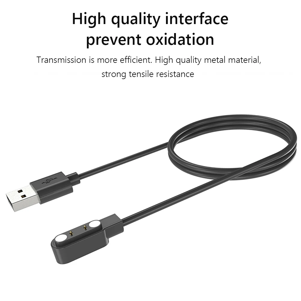 

USB-кабель для магнитного зарядного устройства, безопасные наручные часы, зарядный кабель, сменные аксессуары для Kieslect Kr Pro/Kr/Lora 2/Lora