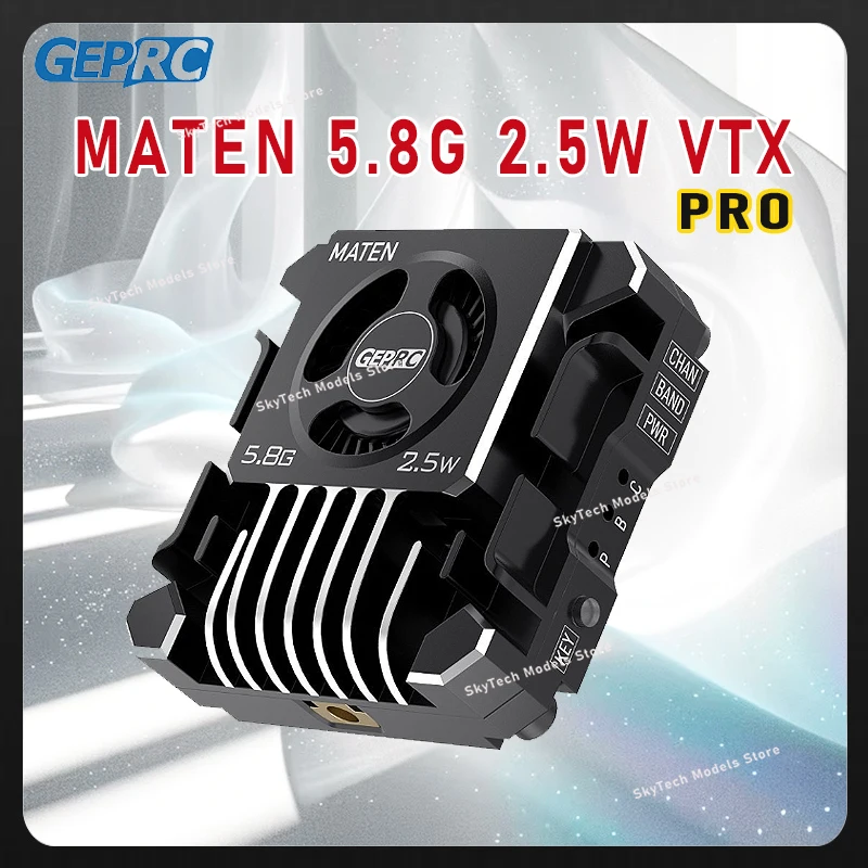 GEPRC MATEN 5.8G 2.5W VTX PRO - 72CH 7 - Trasmettitore RC FPV 36V con modalità fossa