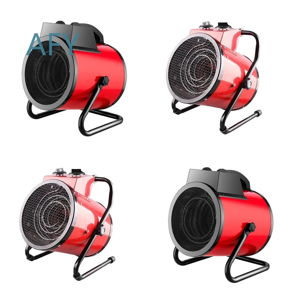 5KW Industrial Electric Heater for 220V 380V Warm Air Blower Room Heating Bathroom Dryer Home Workshop Garage Warehouse