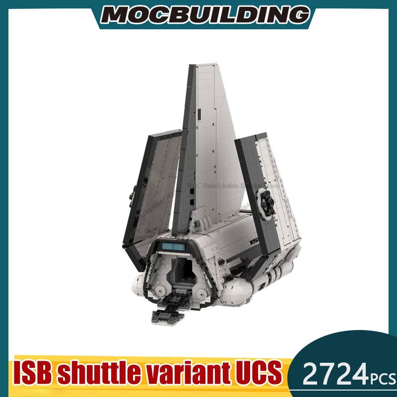 1:45 Scale ISB shuttle Variant UCS MOC Building Blocks DIY Assemble Bricks Space Collection Display Model Toys Gifts 2724PCS