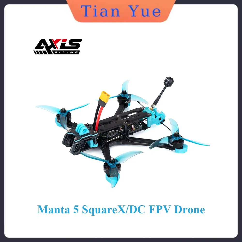 

Axisflying 2025 New Manta 5 SquareX / Manta5 DC FPV Drone 6S O4 Lite With GPS -PNP/ELRS/TBS for FPV Drone