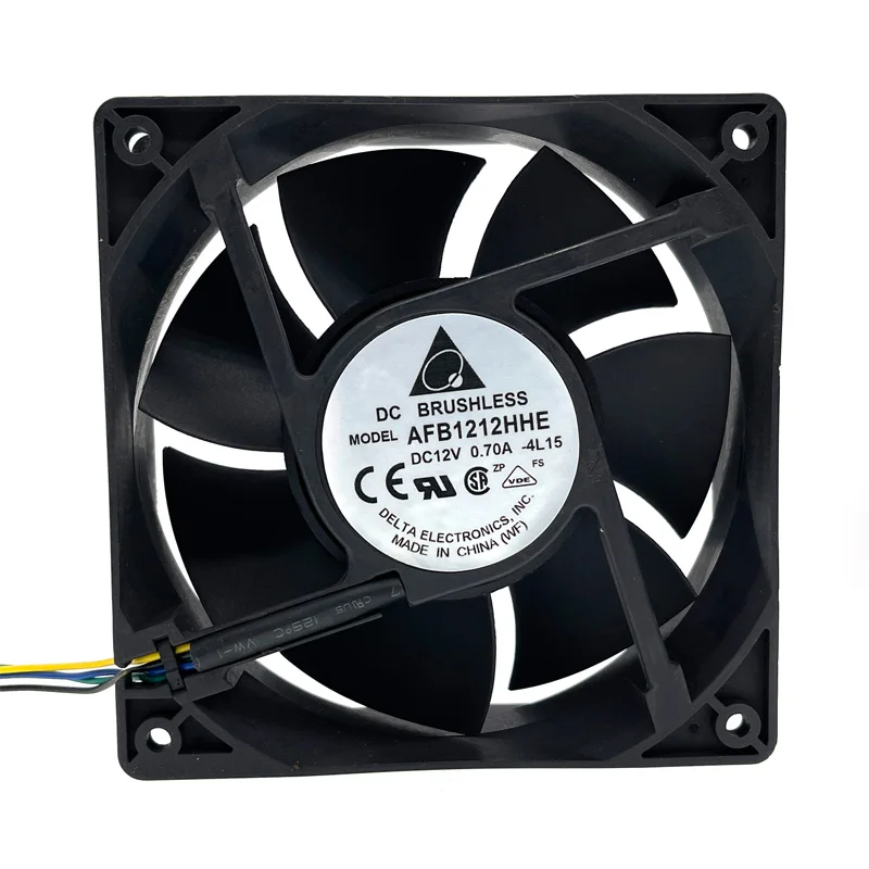 AFB1212HHE ,120mm podwójne łożysko kulkowe 12cm wentylator, 12038 120X120X38mm 4-przewodowy PWM 12V 4-pinowy 4P