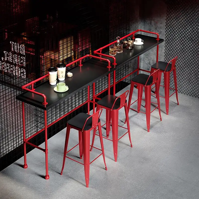 

Home Minimalist Industrial Bar Tables Restaurant Nordic Kitchen Manger Bar Tables Party Design Muebles De Cocina Furniture ZT50