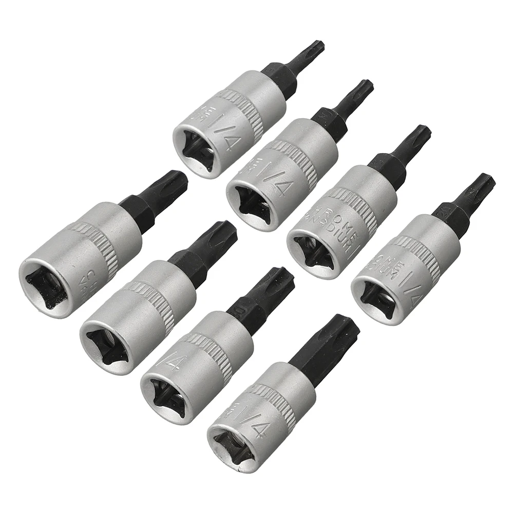 Imagem -04 - Torx Bit Chave de Fenda Grupo Chave de Fenda Bits Porca Driver Bit Star Driver t8 -t40 Pcs