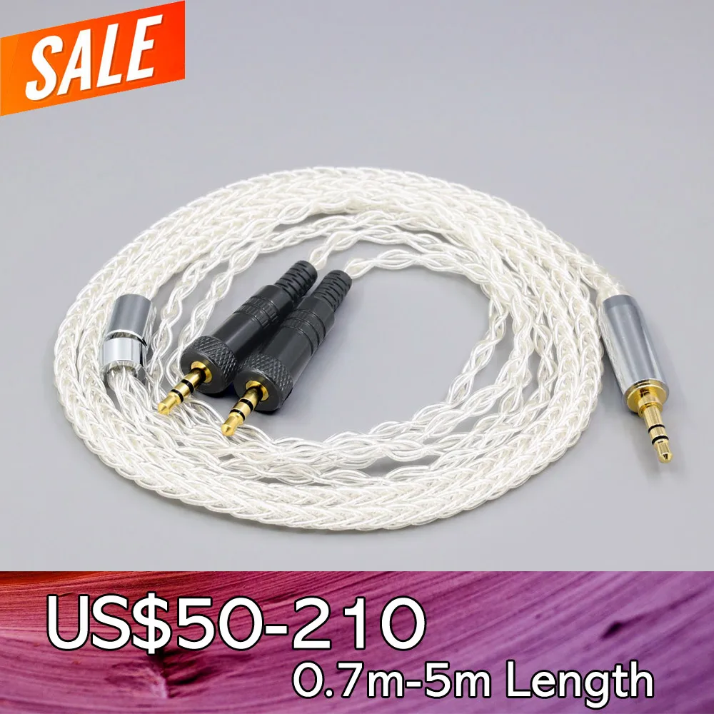 

8 Core 99% 7n Pure Silver Palladium Earphone Cable For Sony MDR-Z1R MDR-Z7 MDR-Z7M2 With Screw To Fix Headphone LN008389