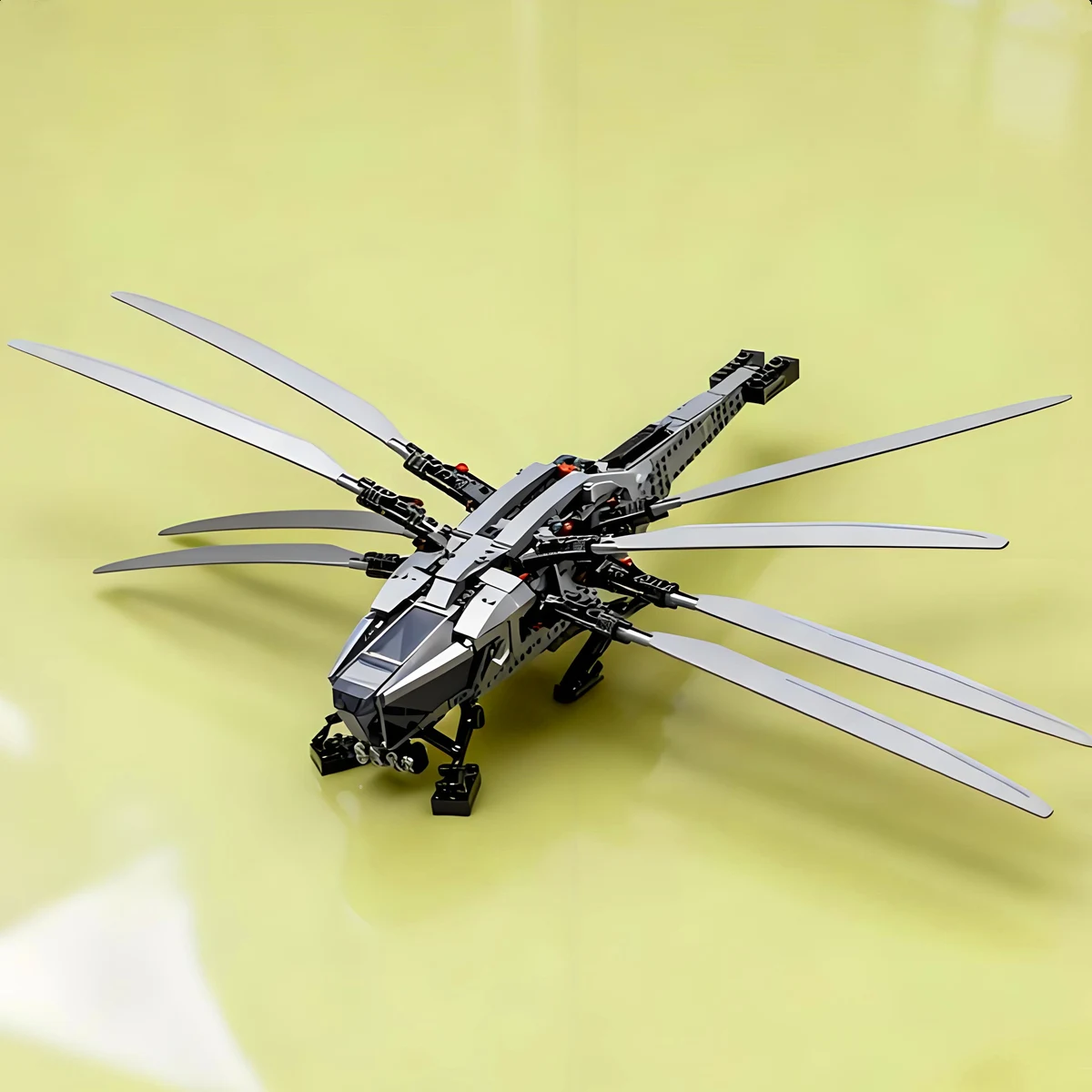 Atreides Stars-ships Royal Helicopter Space Spaceship MOC-10327 Starfighters Ornithopter Model Building Blocks Bricks Toy Gift