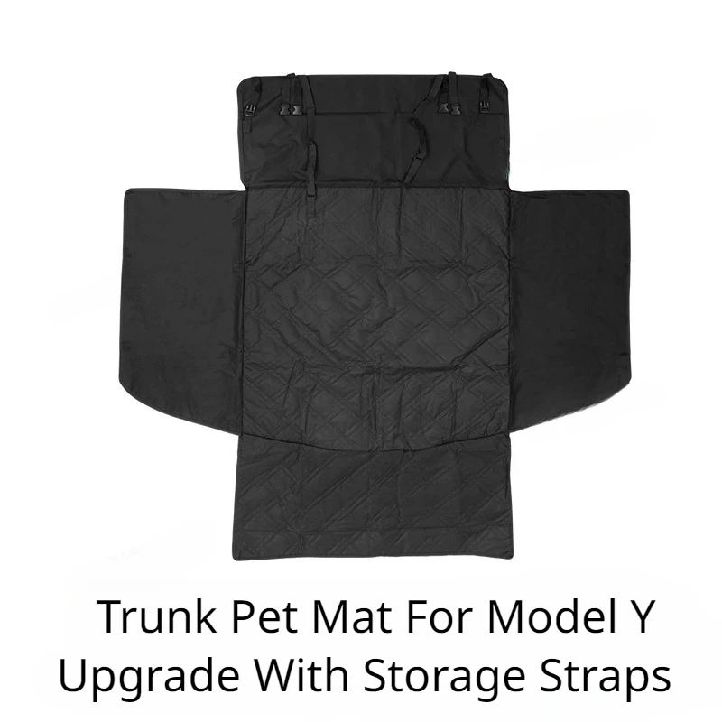 Alfombrilla para maletero trasero de mascotas para Tesla Model Y 2024, almohadilla para acampar al aire libre, resistente al desgaste, impermeable, cojín para asiento de perro, cama, accesorios para mi coche