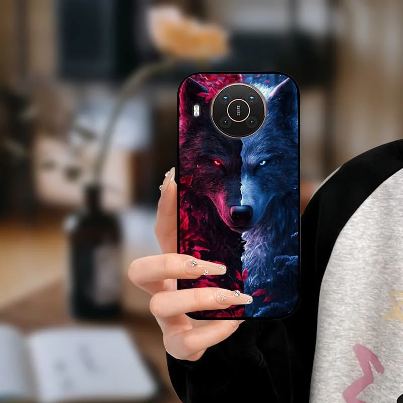 حافظة لهاتف نوكيا X20 X10 حافظة لهاتف نوكيا x10 x20 ممتص للصدمات من البولي يوريثان لهاتف فوندا NokiaX20 X 20 10 Coque Cat #5