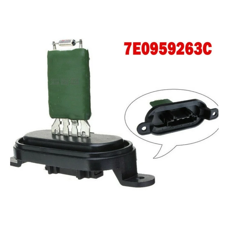 Heater Blower Fan Motor Resistor For VW T5 Transporter Multivan Caravelle Touareg Amarok Car Accessories 7E0959263C E0959263