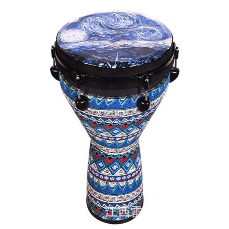 

12-дюймовый джембе-барабан для начинающих, ручные африканские барабаны, профессиональные портативные бокалы, детские ударные инструменты