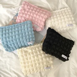 Borsa per il trucco borsa per cosmetici a bolle Color caramella pochette portatile per donna borsa per l'organizzazione del telefono con rossetto fuori borsa per l'igiene personale