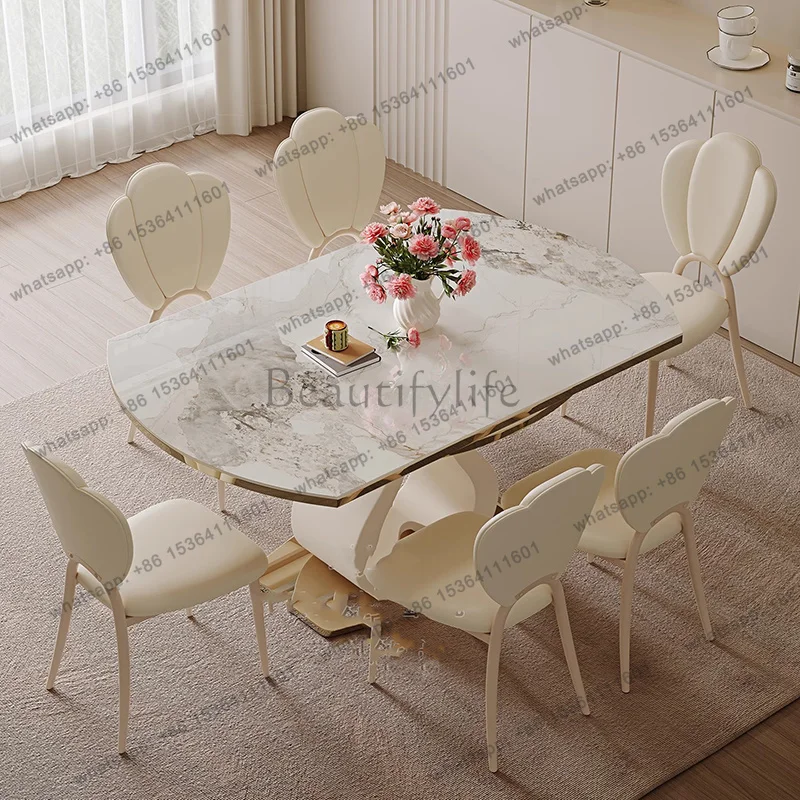 

Design Style Dining Table Minimalist Space Saving Vintage Premium Dining Tables Elegant Luxury Muebles Para Hogar Home Furniture