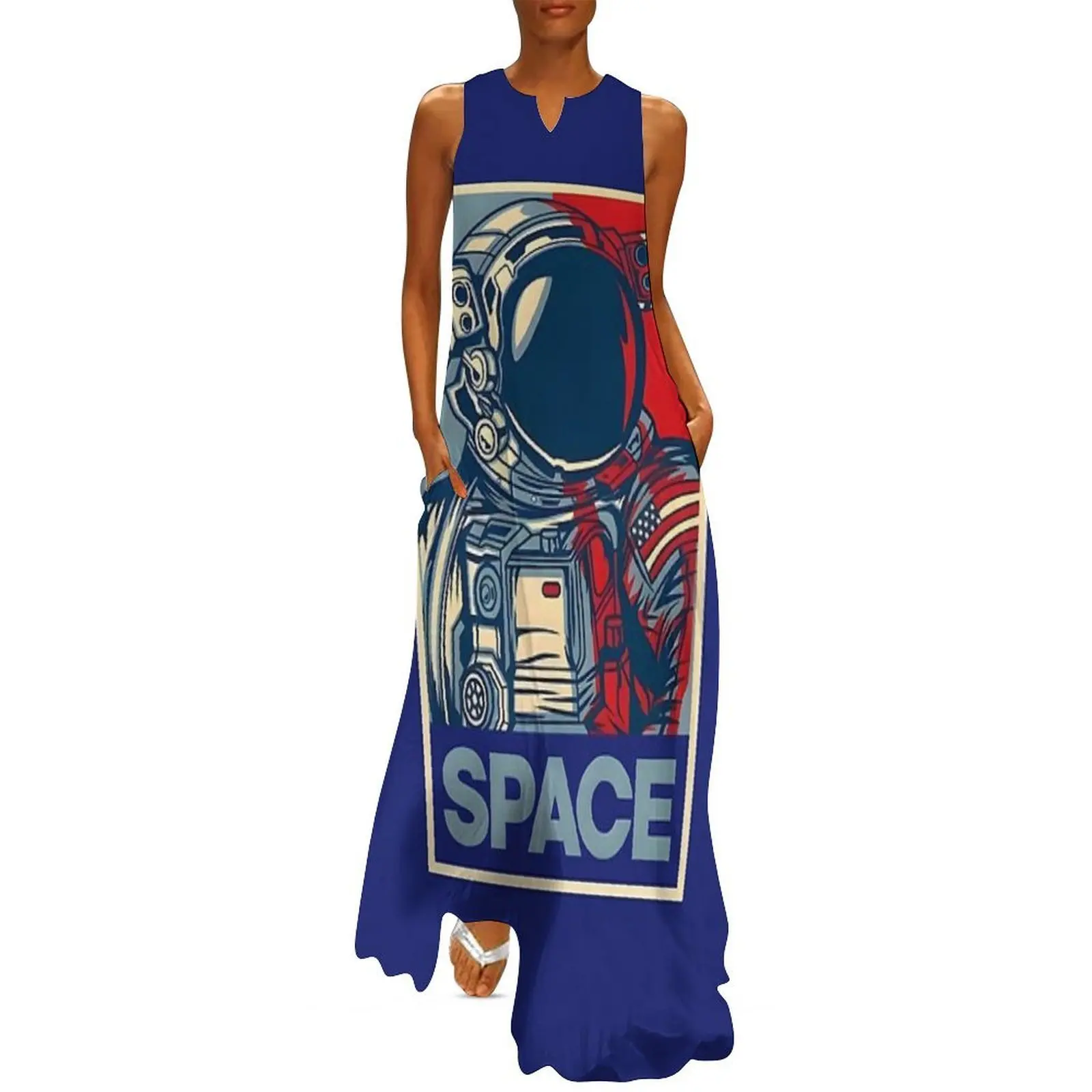 

Space Long Dress Summer dresses for women Woman's evening dress luxury evening dress woman for wedding