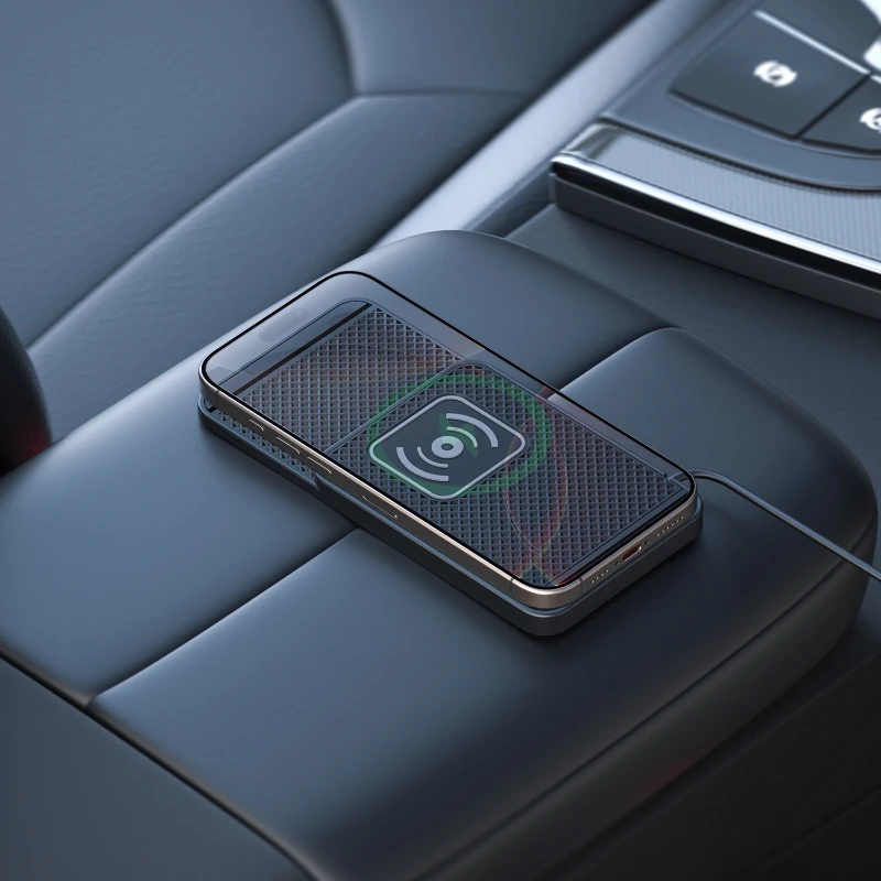 1 متر سلك طويل USB/TYPE-C شحن سريع حصيرة المنزل سيارة المحمول شواحن لاسلكية وسادة مهايئ شاحن حامل الهاتف أصحاب عدم الانزلاق