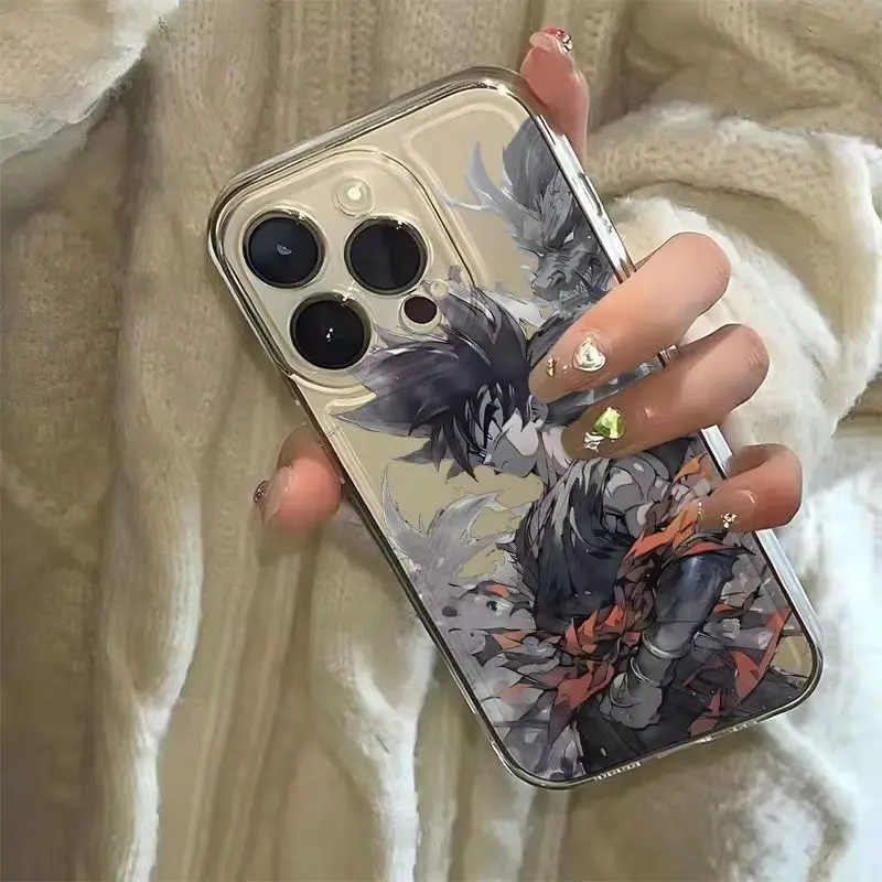 حافظة لهاتف أبل آيفون 16 15 14 13 12 11 برو ماكس بلس ميني XR 16plus غطاء ناعم كرتوني ياباني