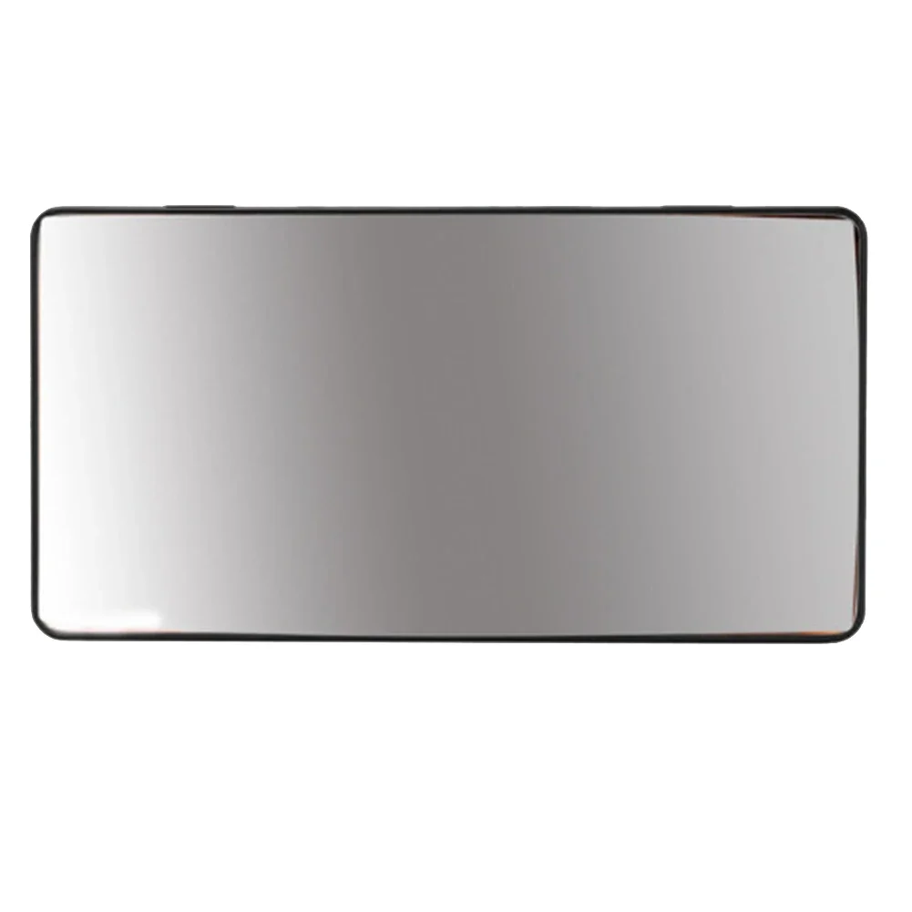 Adjustable Car Makeup Mirror With Elastic Strap Fits Sun Visor Securely For Clear Reflection And Quick Touch Ups