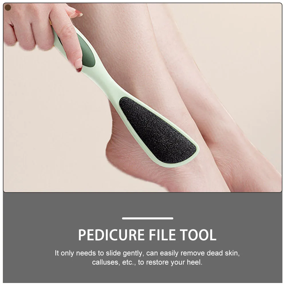 

2pcs Dual-Sided Files Handheld Pedicure Trimmers Dead Skin Remover Callus Exfoliating Tool Foot Care Rasp Portable Foot Scrubber