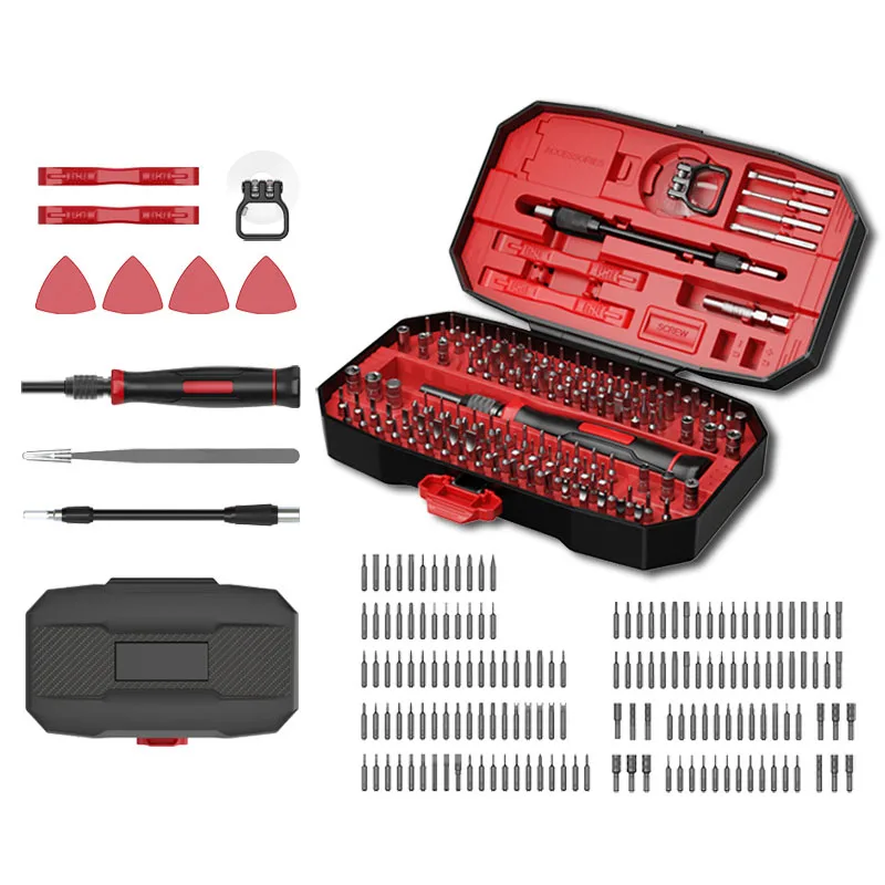 T50 152 in 1 Screwdriver Set Precision Magnetic Screwdriver Bits Professional Repair Tool for Phone Camera Multifunctional Tool