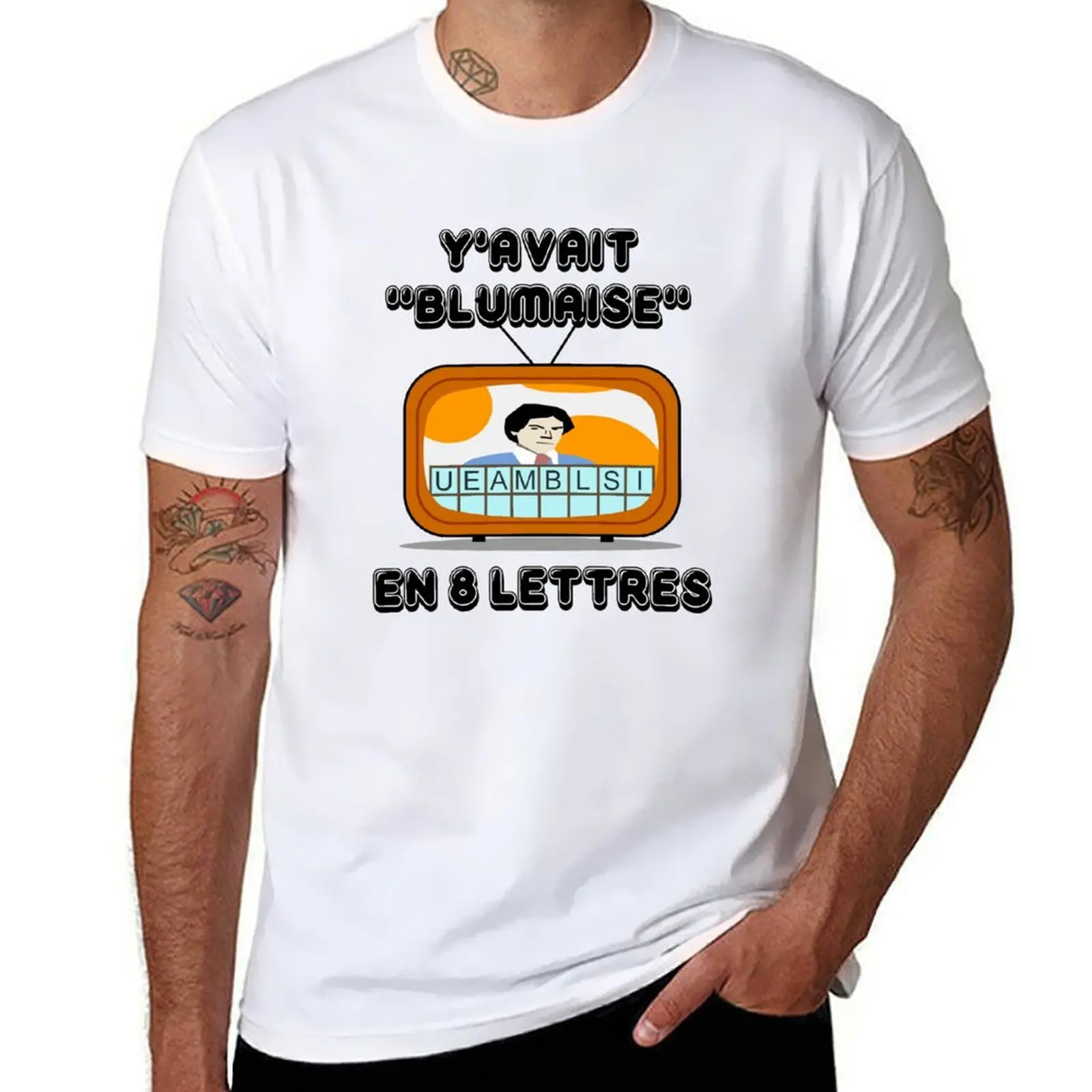 

BLUMAISE T-Shirt hippie clothes summer tops oversized graphic tee man t shirt heavy weight t shirts for men