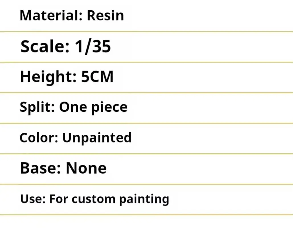 1/35 Scale Special Forces Soldier Resin Miniature Figurine 3d Printed White Model Collectible Figure Unassembled And Unpainted