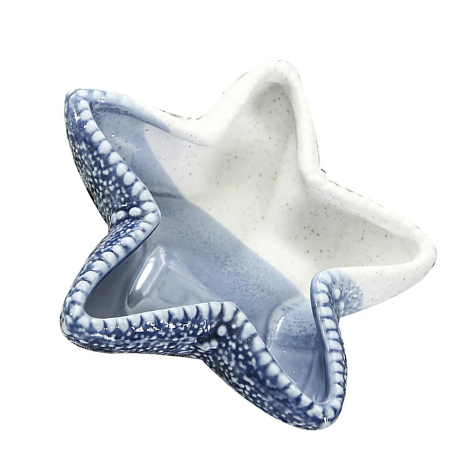 

1Pcs Sea Storage Plate Jewelry Organizer Home Decor Blue Modern Minimalist Design Multi Purpose Tray for Bedroom