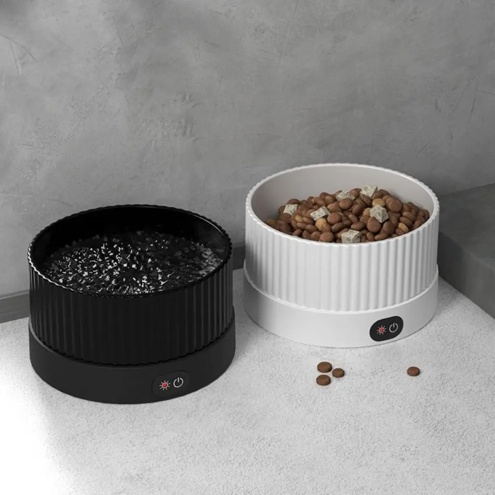 

Ceramic Pet Water Heating Bowl Noiseless Temperature Adjustable Pet Drinking Dispenser High-capacity Non-slip