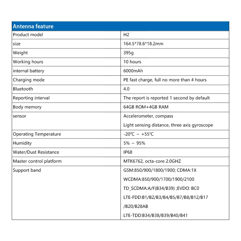 XYZ-GNSS BDS GPS handheld industry professional portable outdoor handheld high precision centimeter-level terminal H2