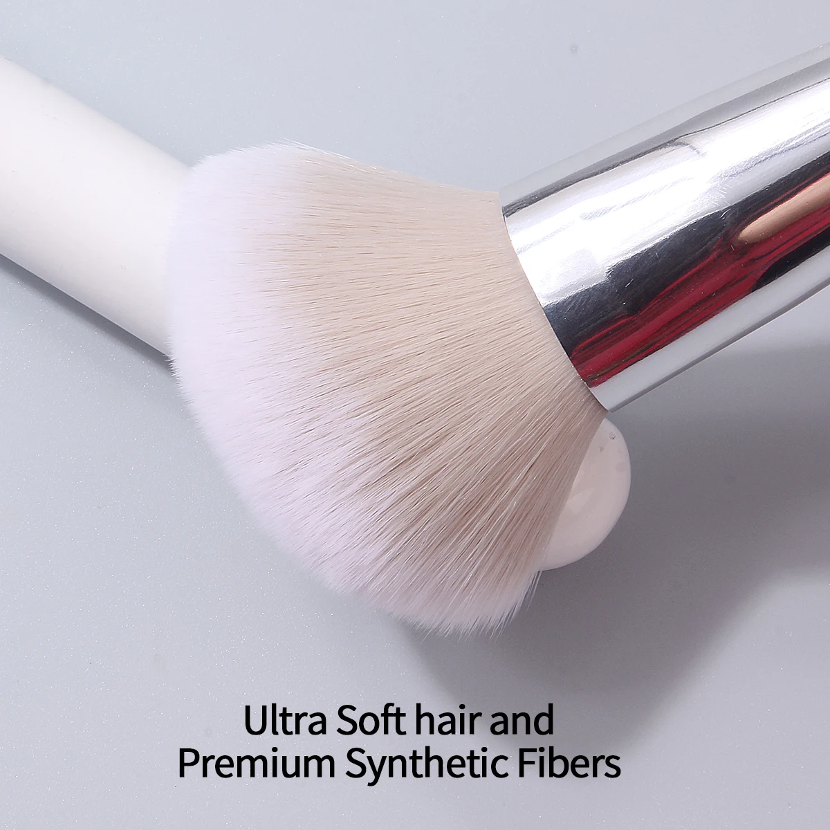 1 SZT. wysokiej jakości pędzel do różu, pędzel do pudru sypkiego, pędzel do konturowania, pędzel do wykończenia makijażu, pędzel do makijażu twarzy dla początkujących, narzędzia kosmetyczne