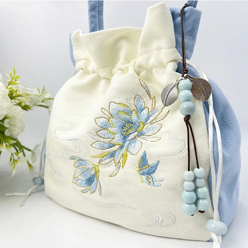 2025, neue Einkaufstasche im chinesischen Stil, chinesische Stickerei-Handtasche, Trend-Designer, handgehaltene Eimertasche, modische Handtaschen und Geldbörsen