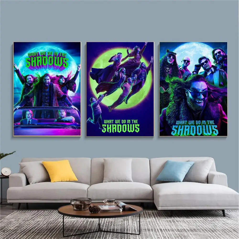 tv series W-What We Do in the Shadows-S Painting Calligraphy Nature Inspired Artwork for Living Room  Home Decoration