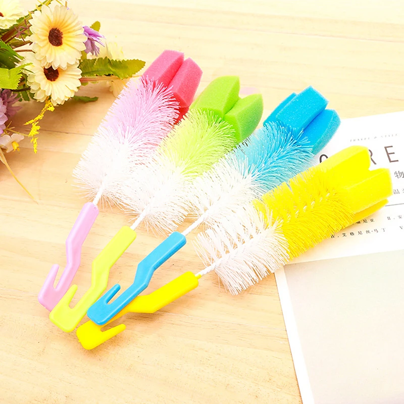 Baby Bottle Brush Cleaner Spout Cup Glass Teapot Washing Cleaning Tool Brush