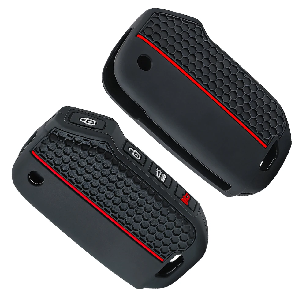 

Silicone For KIA Sportage R GT Stinger GT Sorento Ceed CD Cerato Forte 2018 2019 Car Remote Key Case Cover Protective Shell Fob