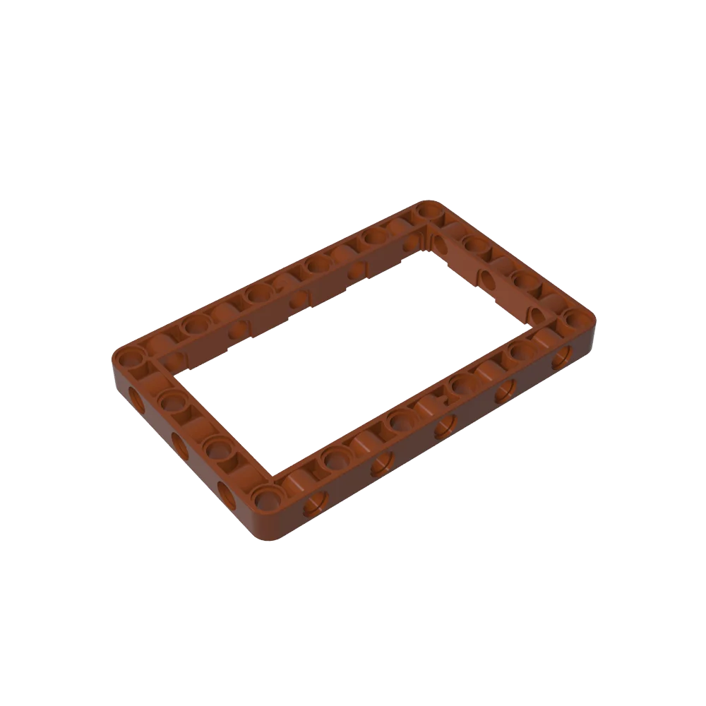 Quadro de feixe técnico Gobricks GDS-1538 7 x 11 compatível com lego 39794 blocos de construção educacionais DIY para crianças técnicas