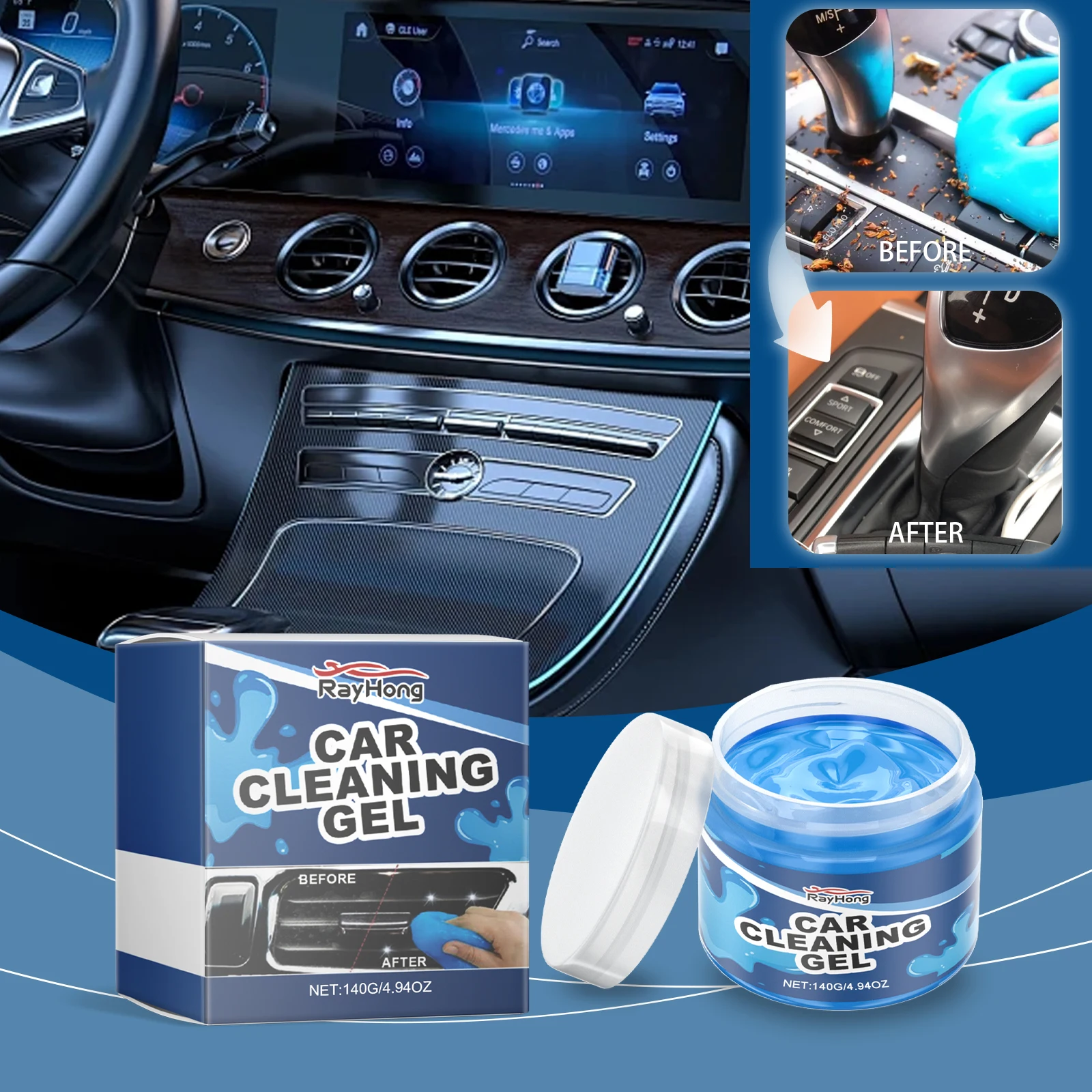 

Универсальный гель для чистки автомобиля, шпатлевка для детализации, очиститель автомобильного коупа, шпатлевка для чистки салона автомобиля для дома, офиса, клавиатуры, компьютера