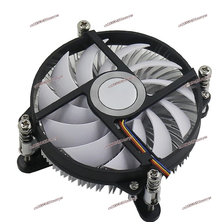All-in-one Machine Intelligent Temperature Control Radiator, Small Ultra-thin Pure Aluminum Plug  Cpu Radiator Down-pressing