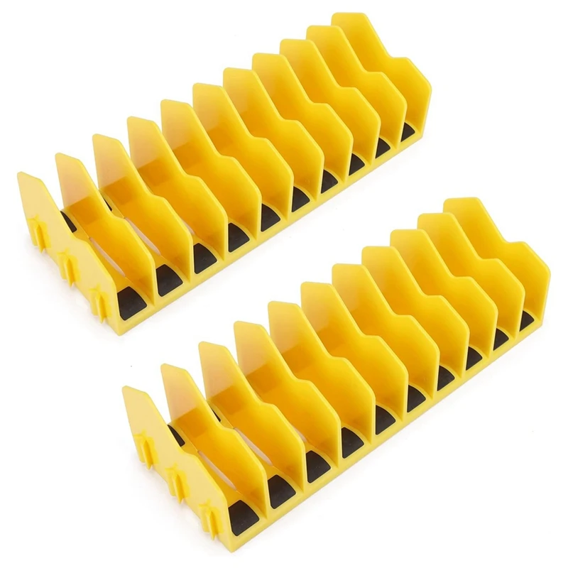 

AA81-Plier Organizer Rack,10Slot Plier Cutters Organizer Rack With Non-Slip Base,Tool Organizer,Tool Drawer Toolbox Organizer