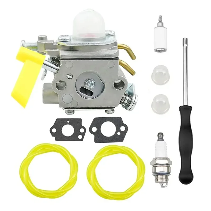 Carburetor Kits with Gaskets for Homelite Ryobi 26cc 33cc Trimmer Blower Replaces Zama C1U-H60 308054013