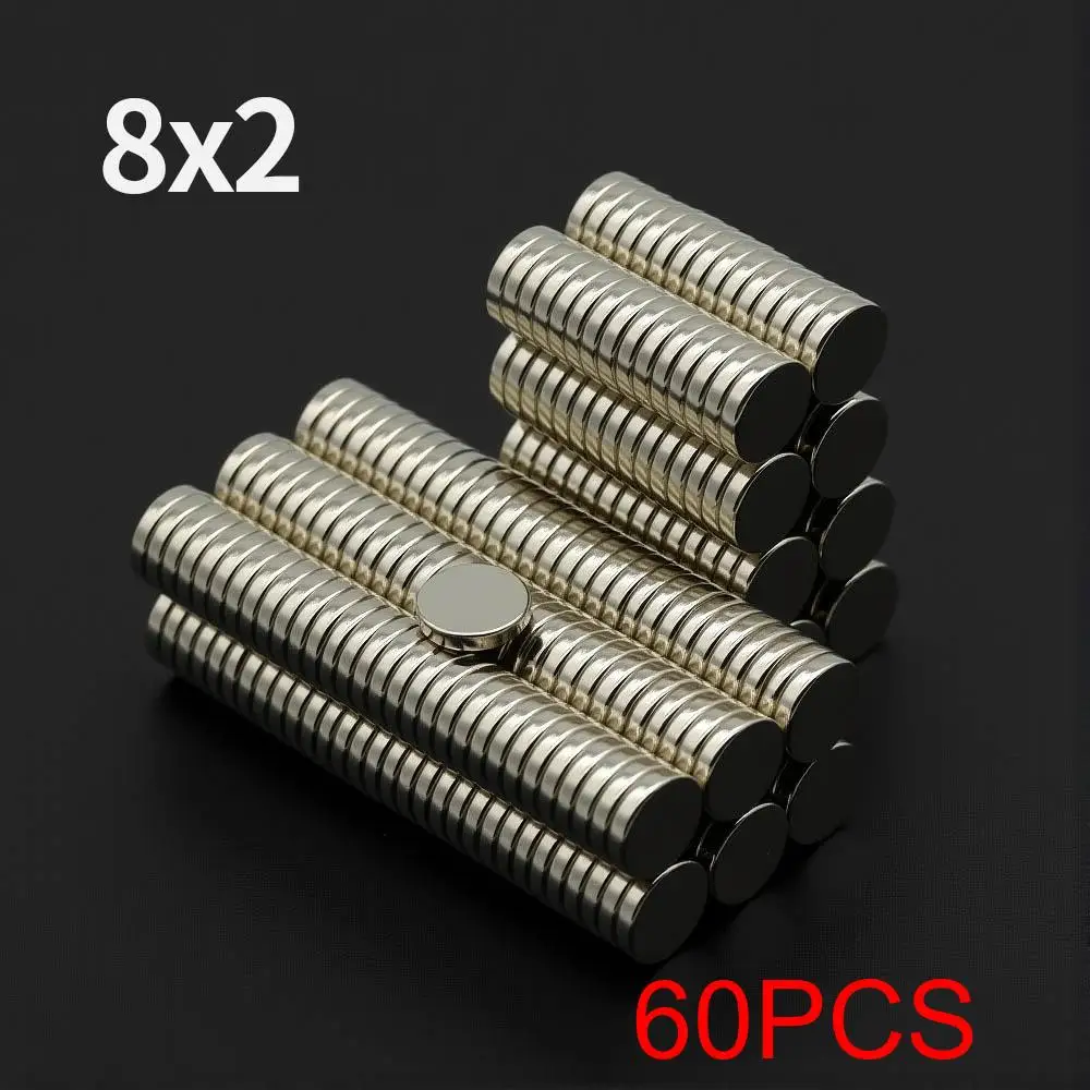 Leistungsstarker Neodym-Magnet N35 NdfeB Permanentmagnet imanes Runde superstarke Kühlschrankmagnete DIY 8x2 8x3 10x3 10x5 12x3mm