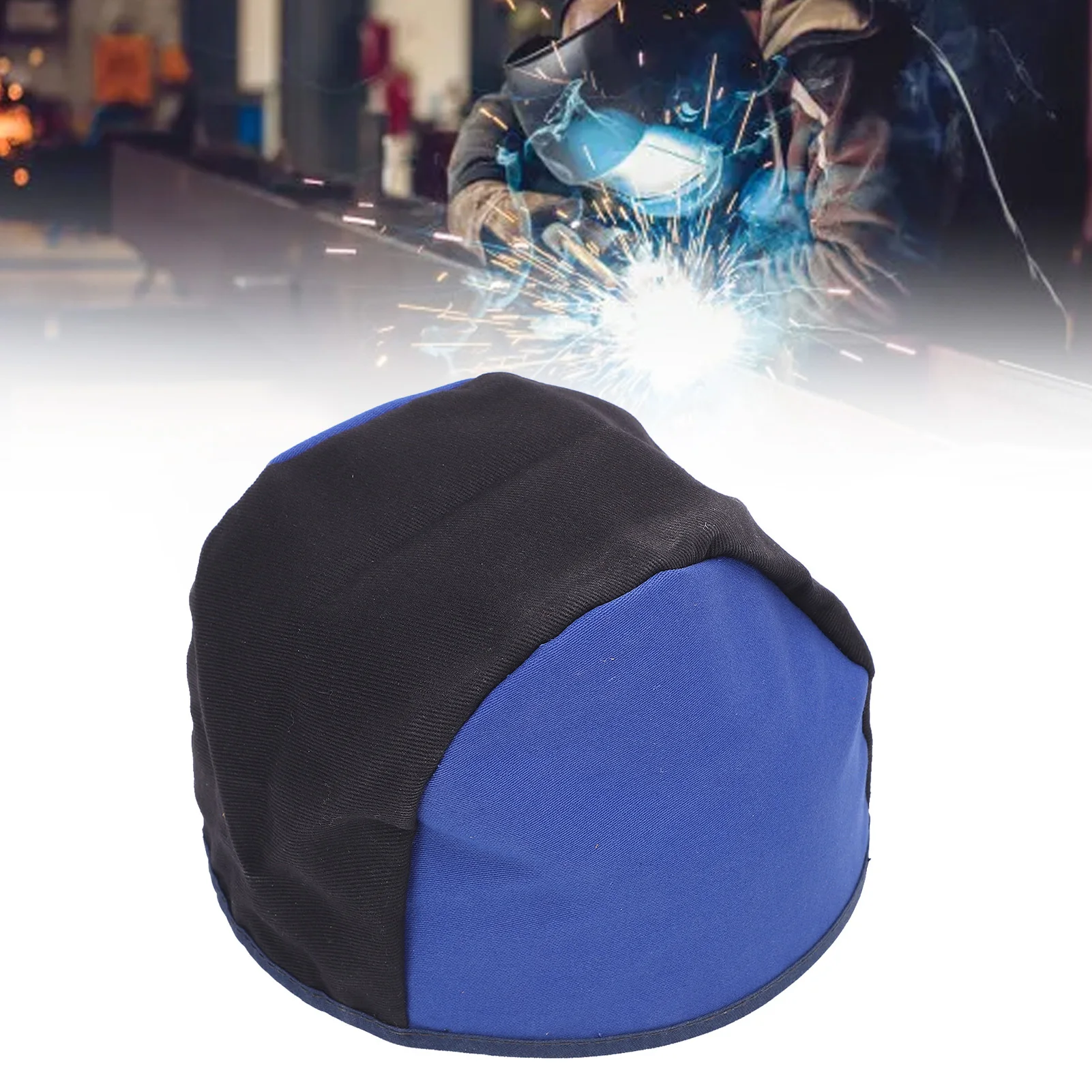 Welding Cap Reversible Flame Retardant Heatproof Cotton Protective for Welders 52~56cm