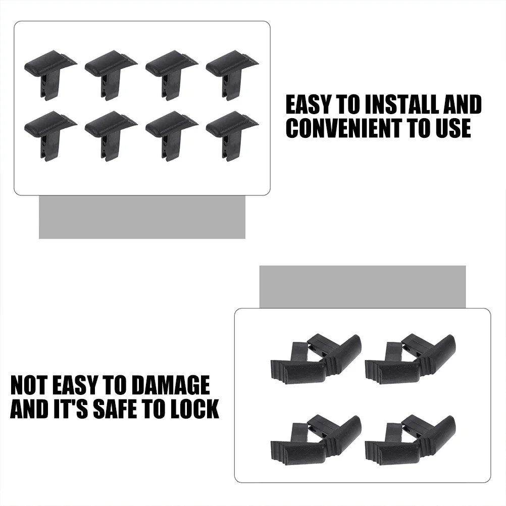 

12 шт. телескопических запчастей для лестниц: прочные резиновые кнопки с фиксатором для замены, аксессуары для складных лестниц