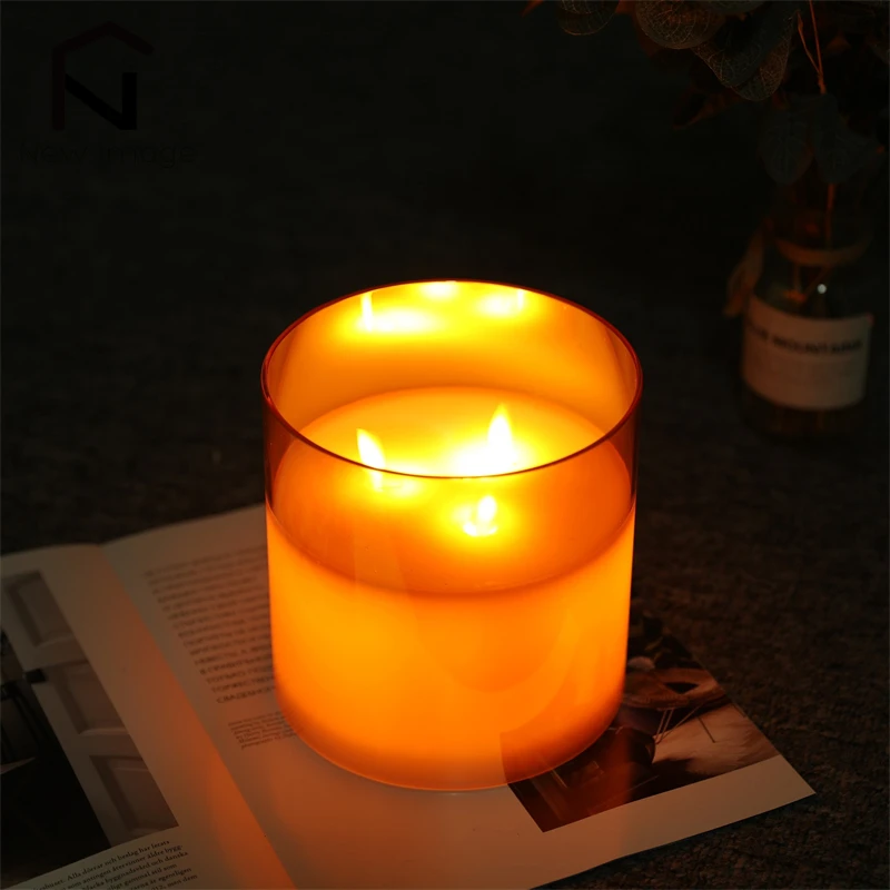 Flickering Flameless Candles Battery Operated LED Tealight Night Lights Lamp for Wedding Birthday Party Christmas Home Decor