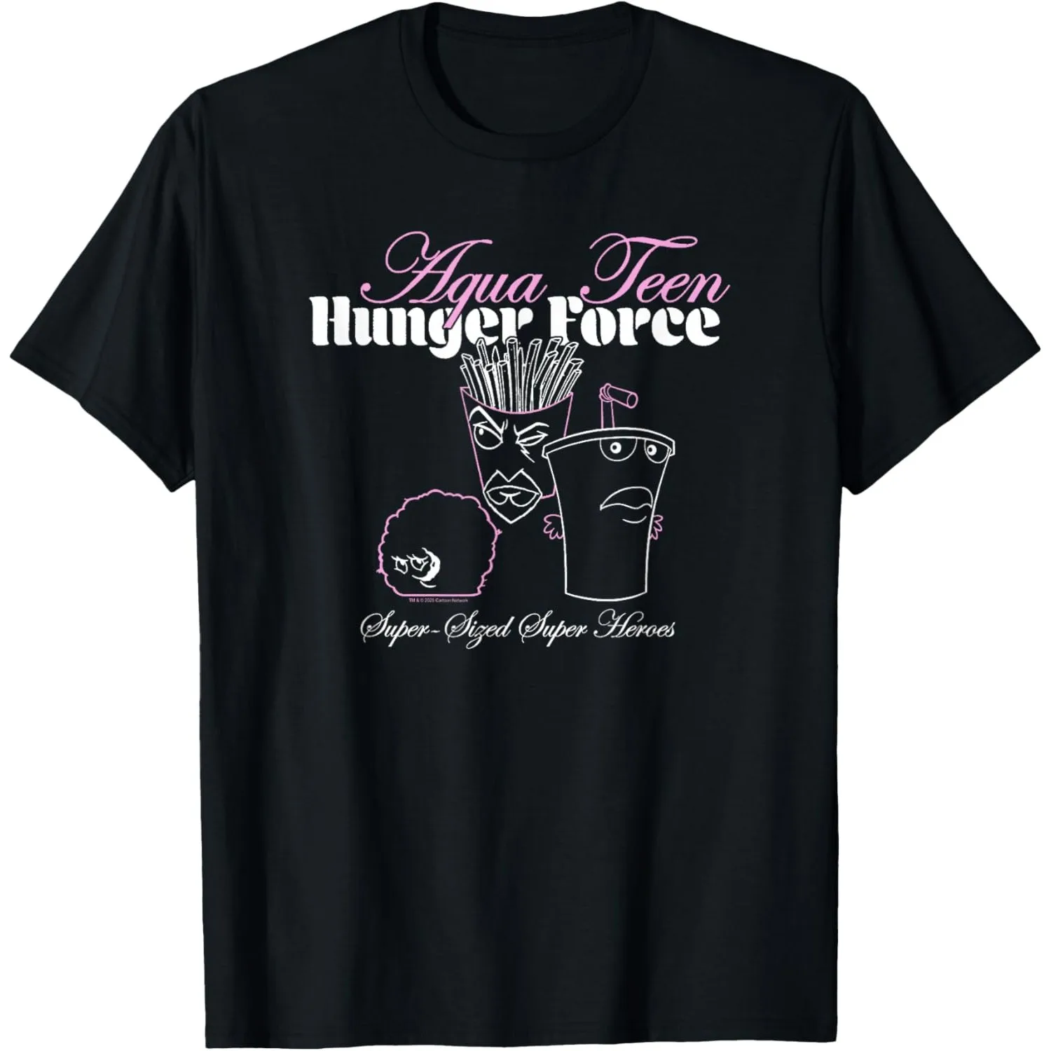 

Aqua Teen Hunger Force Graphic Tee Men Cotton Short Sleeve Crew Neck T-Shirt