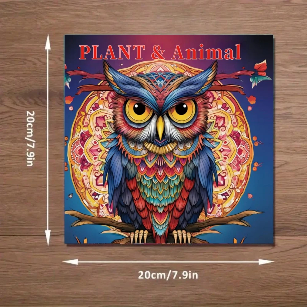 1pc Libro da colorare artistico 22 pagine Libri da colorare Regalo per la festa di compleanno Alleviare lo stress Kill Time Graffiti Pittura Disegno Libro d'arte