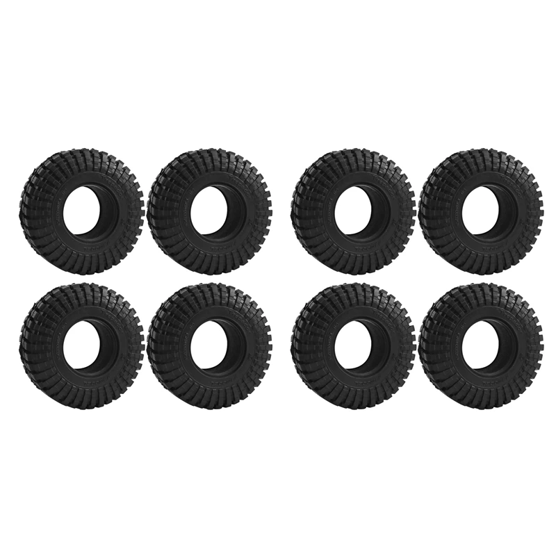 

8PCS 110X39MM 1.9 Rubber Wheel Tires Tyre For 1/10 RC Crawler Car Axial SCX10 90046 SCX10 III AXI03007 Traxxas TRX4 D90