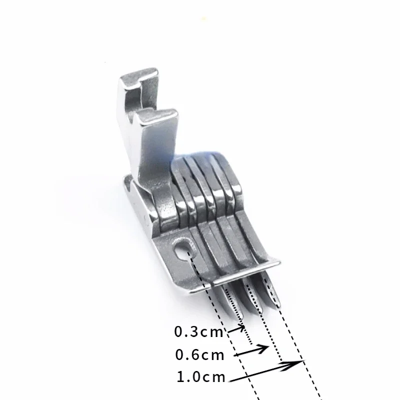 3 Retaining Edge SP-18 Right Side Seam Allowance Presser Foot Three Knife Pressure Line Machine Flat Universal 0.3 0.6 1.0