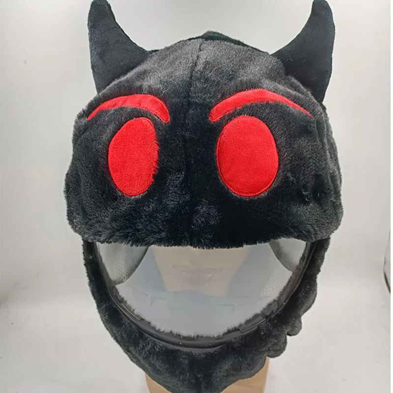 Fancy Fluffy Plush Motorcycle Helmet Cover Manufacturer Funny Cute Motorcycle Helmet Cover