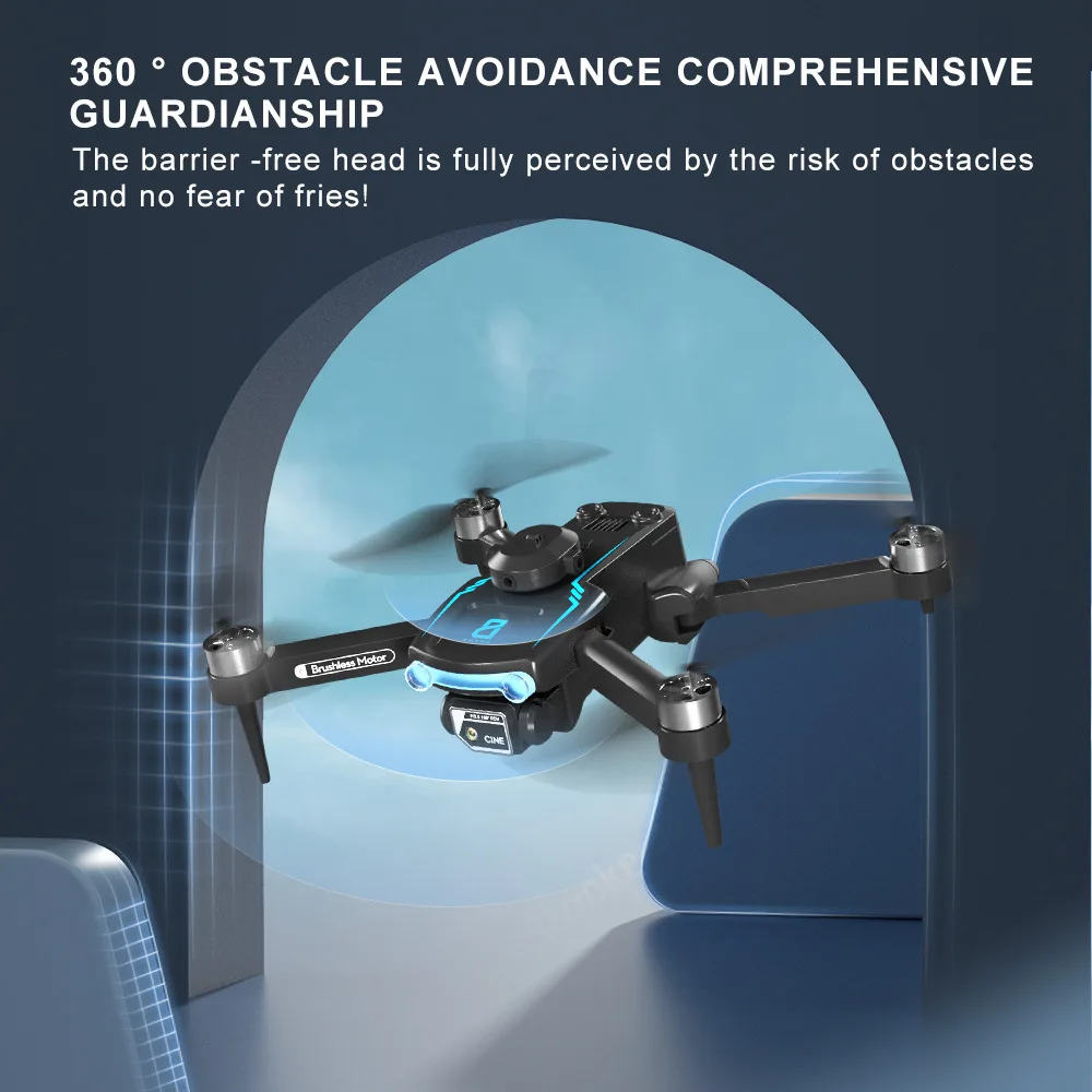 

New WIFI Camera Drone F169 8K HD, FPV RC Drone:Quad Side Obstacle Avoidance, Professional Altitude Hold, Foldable Quadcopter.